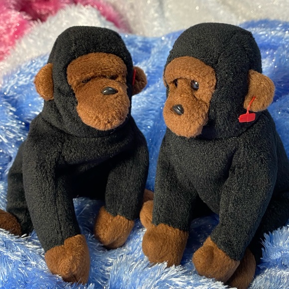 🎁4/$25🎁 Congo Beanie Baby Gorilla - Picture 9 of 16